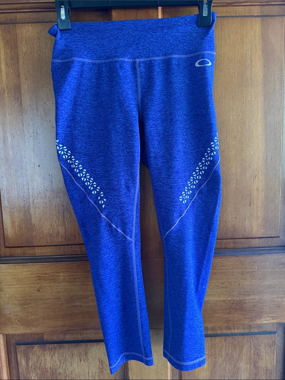 Royal Blue Active Leggings with Reflective Accents